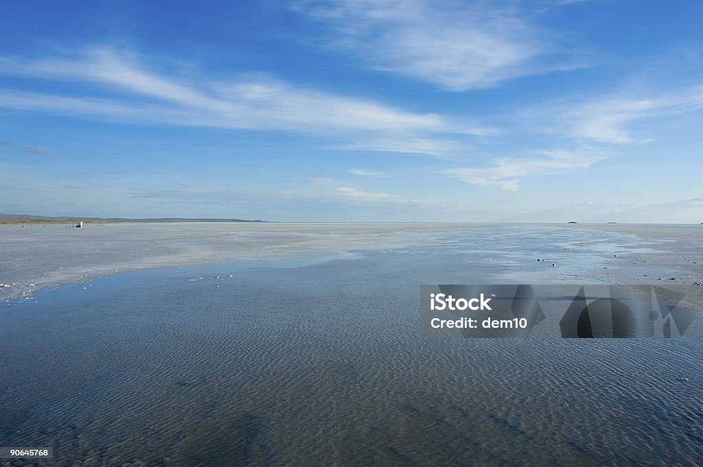 Lago de sal azul - Foto de stock de Azul royalty-free