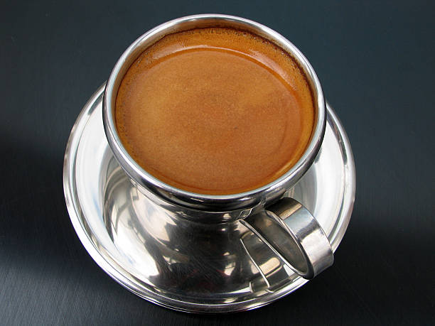 Espresso cup stock photo