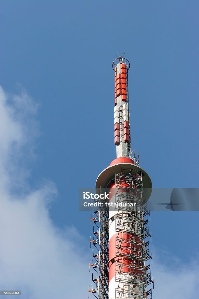 Torre de televisão - Royalty-free Alto - Descrição Física Foto de stock