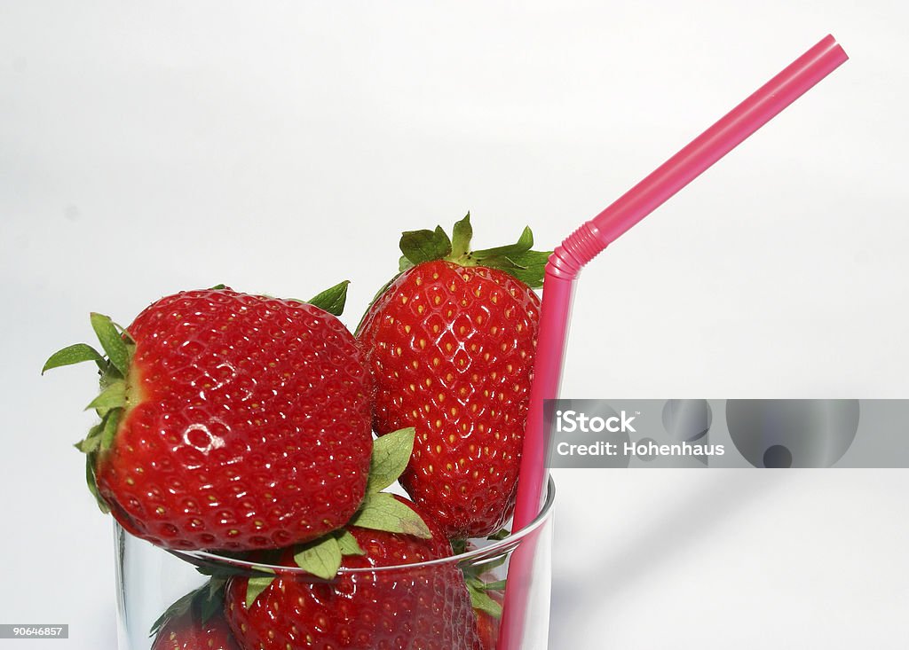 strawberry Trinken - Lizenzfrei Erdbeere Stock-Foto