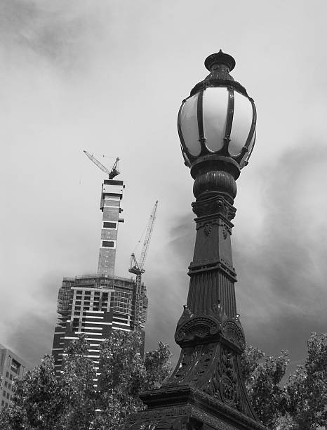 istock Street Lamp And The City. 90647215