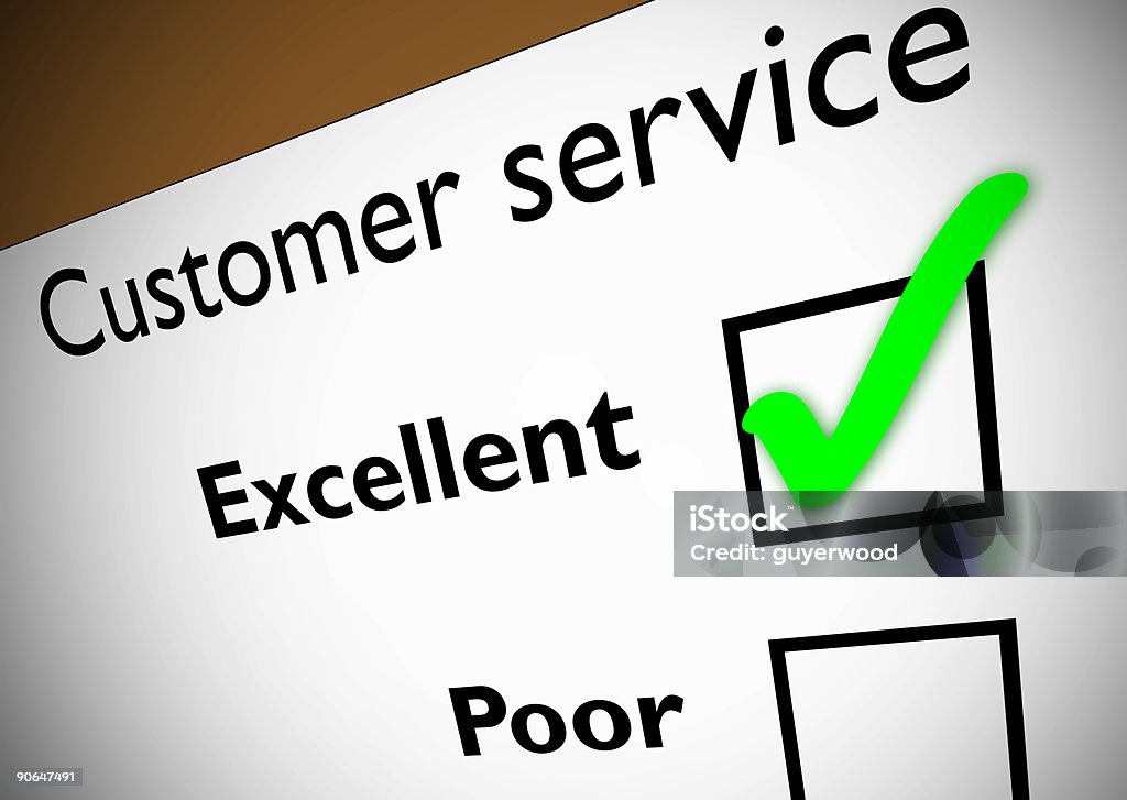 Customer service feedback  Advice Stock Photo