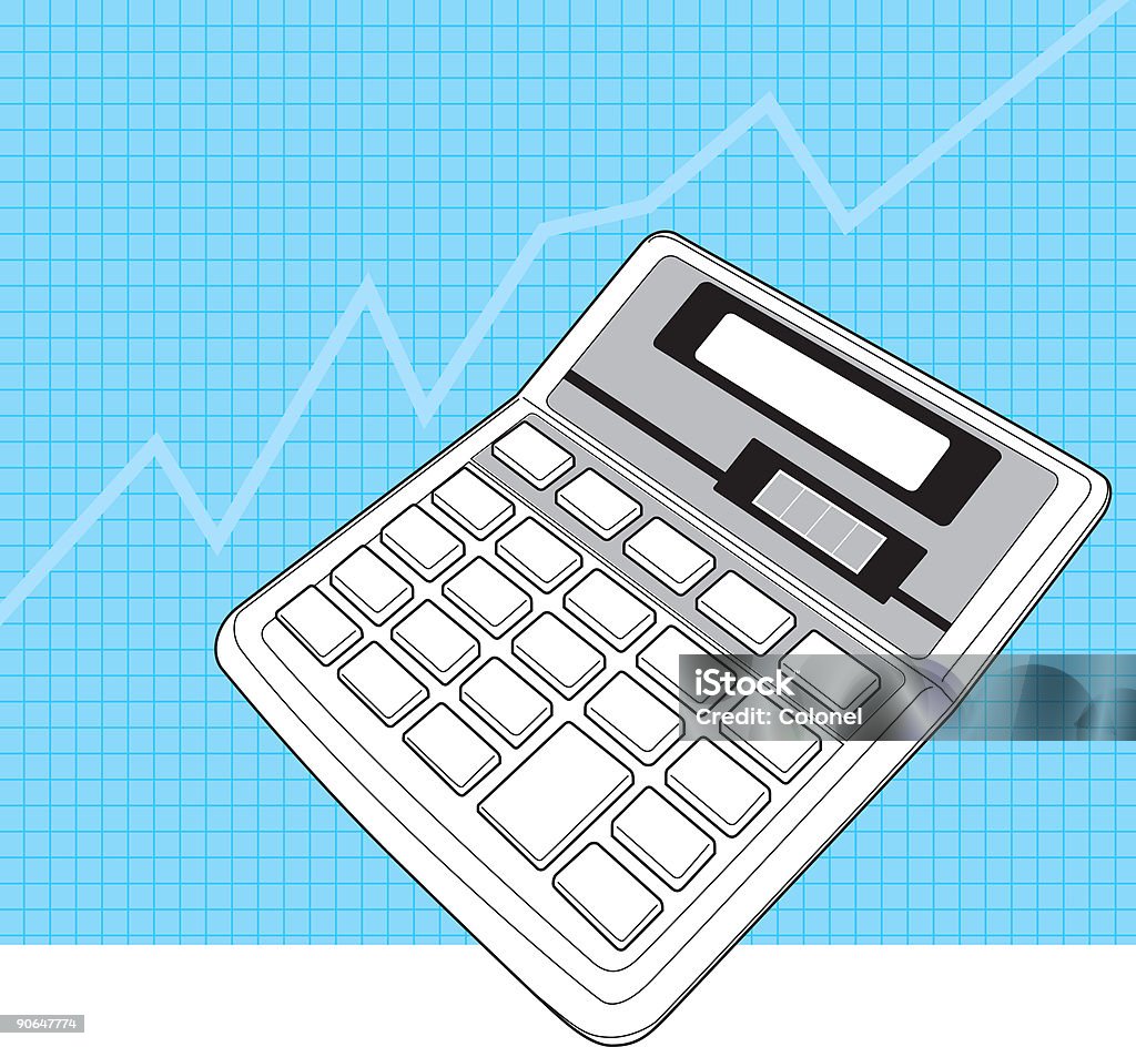 Negócios elementos 01 - Royalty-free Calculadora Ilustração de stock