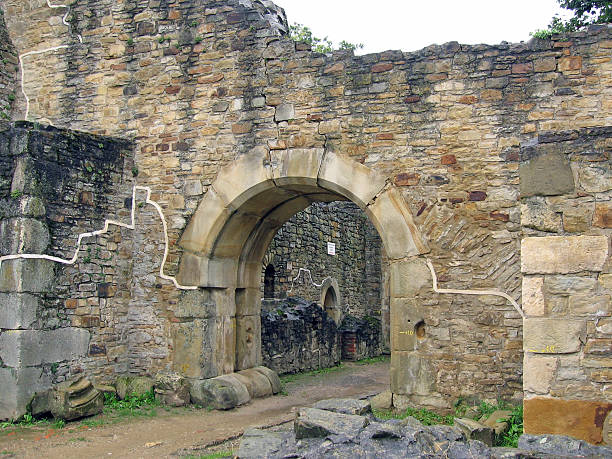 istock Old ruins - Suceava, Romania 90647834