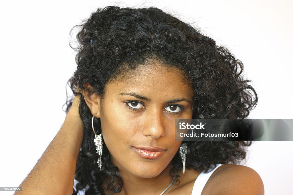 Bella donna brasiliana - Foto stock royalty-free di Adulto