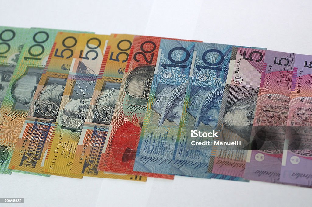 Australia Dollar  Asia Stock Photo