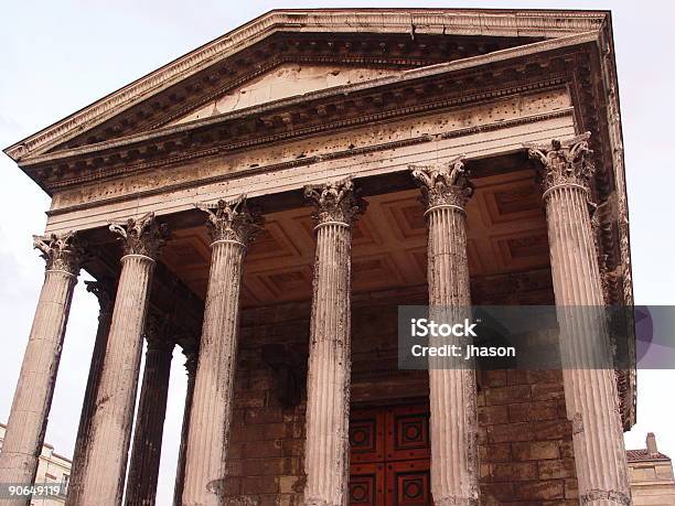 Rectangular Temple Rome Roman Temple Stock Photo - Download Image Now - Architectural Column ...