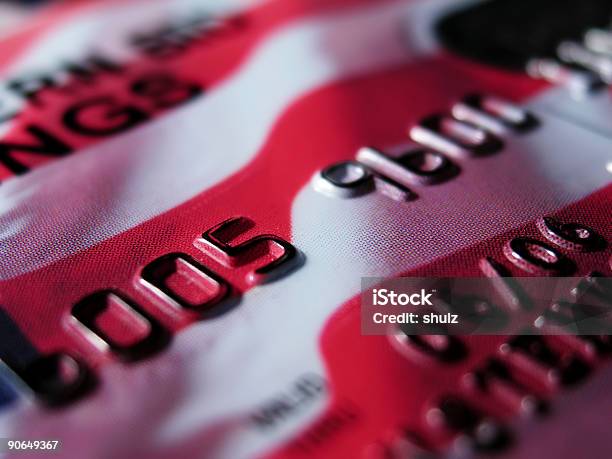 Foto de Closeup De Um Cartão De Crédito 2 e mais fotos de stock de Abundância - Abundância, Atividade comercial, Bandeira