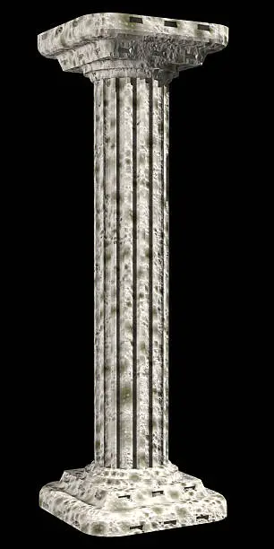 A high resolution render of a column. This is #2 of a set of 3.
