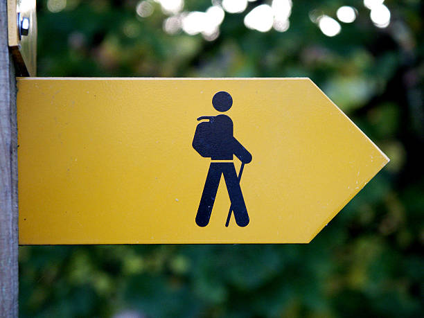 Walk this way stock photo