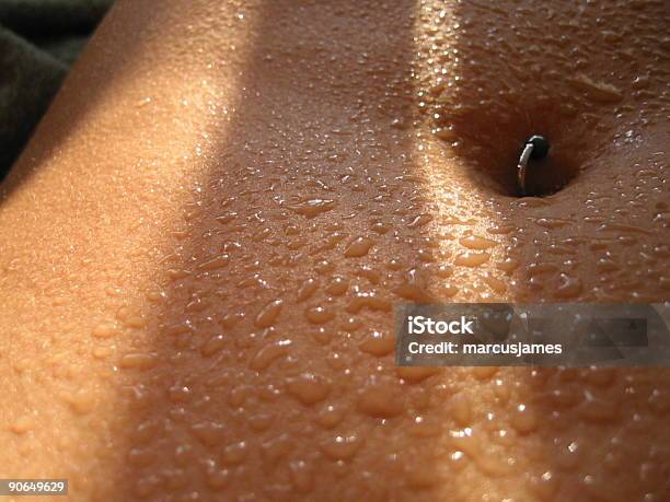 Water On Stomach Stock Photo - Download Image Now - Color Image, Drop, Horizontal