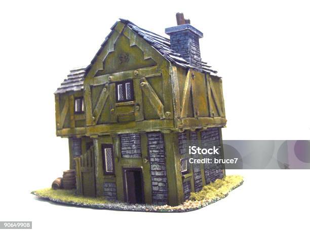 Medieval Tavern Modelo - Fotografias de stock e mais imagens de Ao Ar Livre - Ao Ar Livre, Estalagem, Estrutura de Madeira