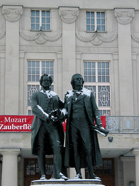 istock Schiller & Goethe memorial / Weimar 90650441