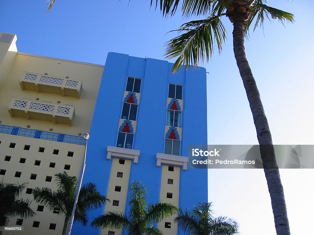 South Beach cores - Royalty-free Amarelo Foto de stock