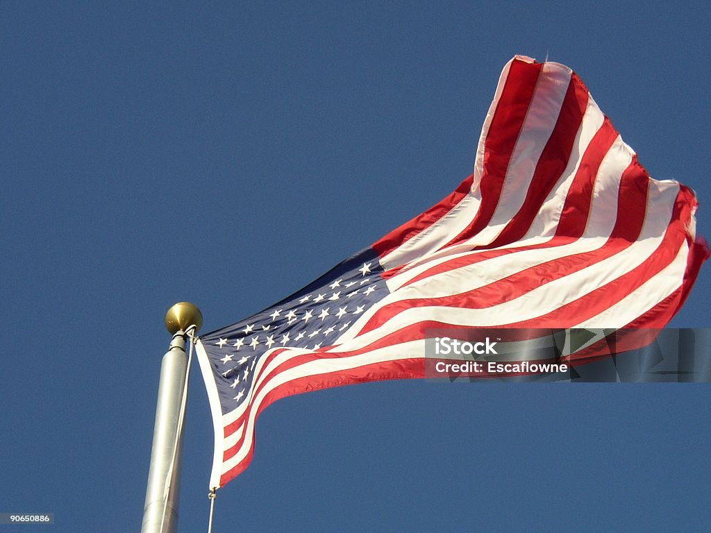 American Flag flying high  American Flag Stock Photo