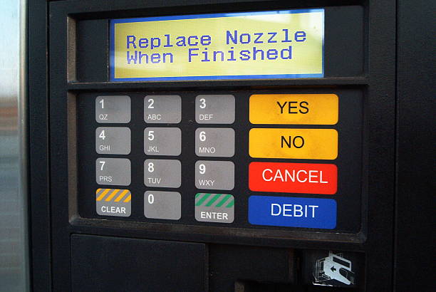 istock Gas Pump - with Credit Approval 90651226