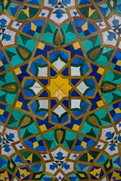 istock Texture, Moroccan ceramic tiles on Mosque Hassan II in Casablanca, Morocco 906514740