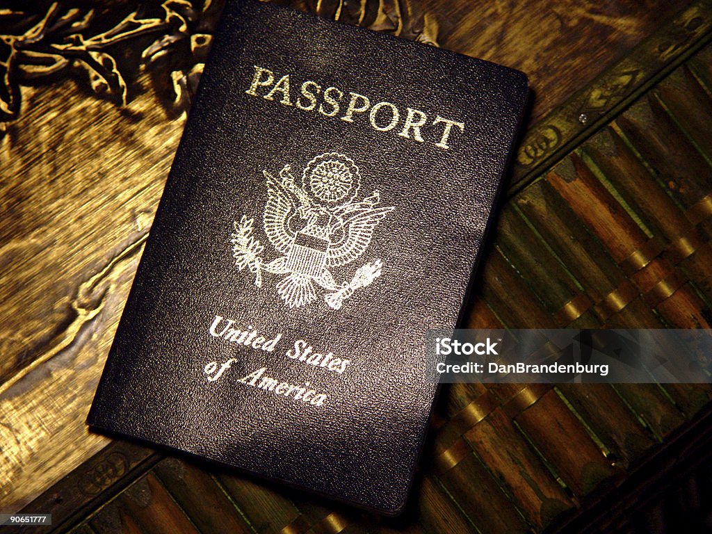 Viaggio passaporto - Foto stock royalty-free di Composizione orizzontale