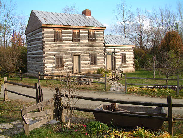 istock Log Cabin Neighbor 2, Beavercreek, Dayton, Ohio 90651964