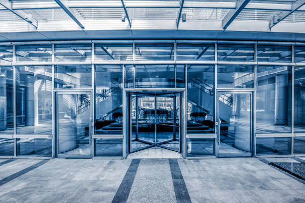 istock Building glass entrance 906523042