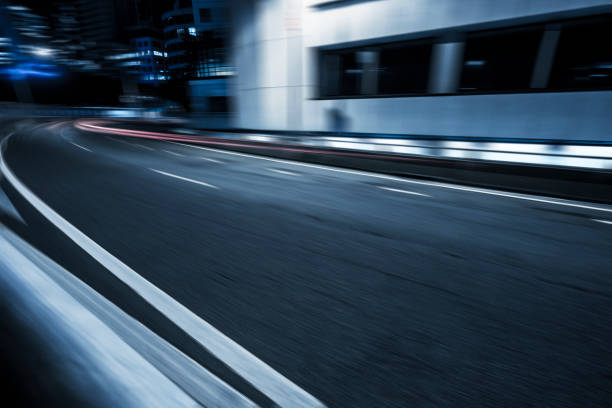 istock blurred motion traffic at night in Sydney 906530344