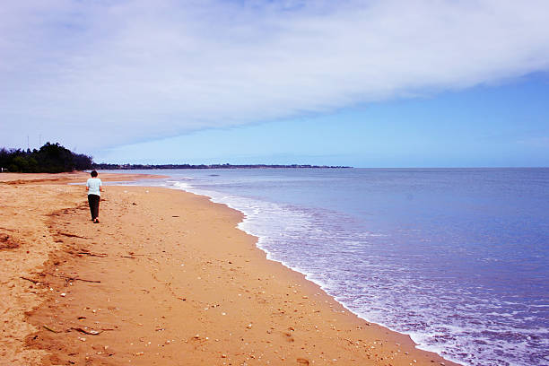 istock One Person on the Beach 90654168