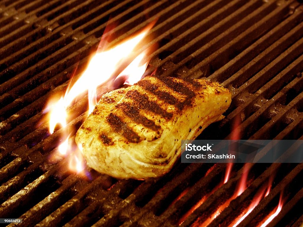 Pêche sur le Grill - Photo de Aliment libre de droits