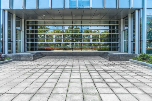 istock Building glass entrance 906542820