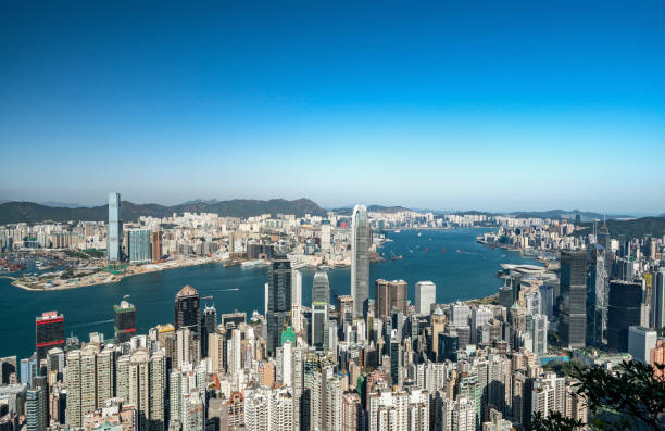 istock Hong Kong city skyline 906545356