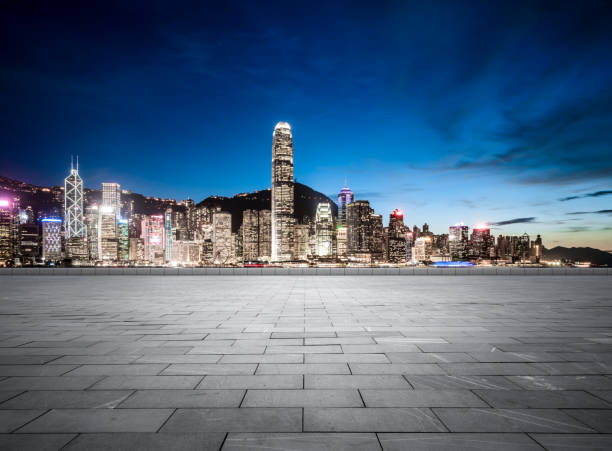 istock Urban parking lot in Hong Kong 906551820