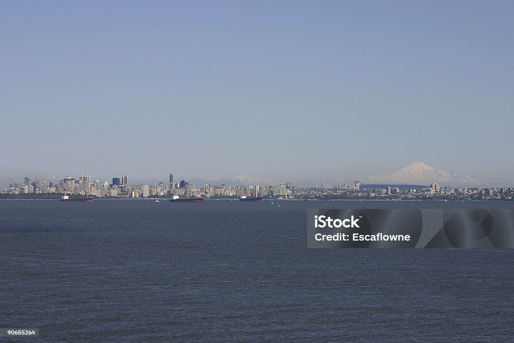 Vancouver et le mont Baker Vista n ° 2 - Photo de Au loin libre de droits