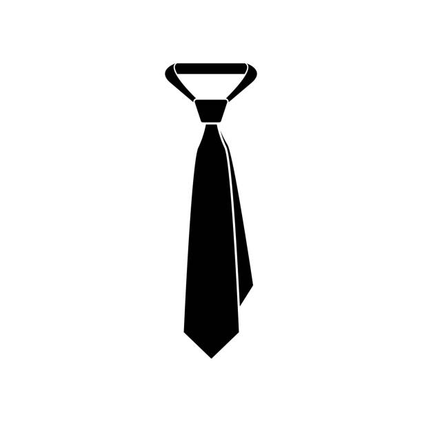 illustrazioni stock, clip art, cartoni animati e icone di tendenza di icona cravatta - cravatta