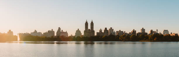 istock Panoramic Sunset in Central Park - New York 906557474