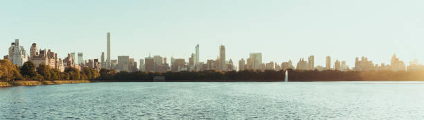 istock Panoramic Sunset in Central Park - New York 906559862