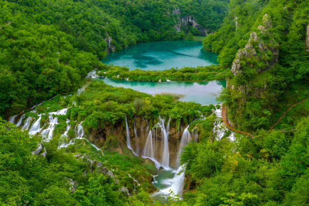 istock Waterfalls in Plitvice National Park, Croatia 906564972