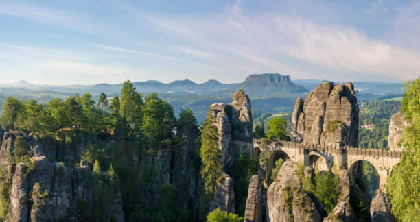 istock The Bastei bridge, Saxon Switzerland National Park, Germany 906565086