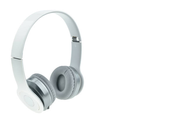 istock Wireless headphones isolated + clipping path 906570250