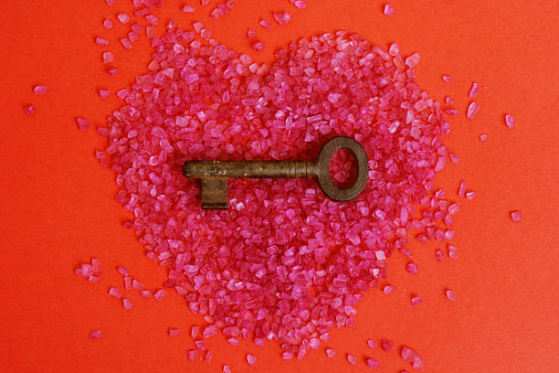key to your heart too stock photo