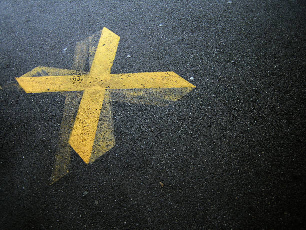 istock road sign cross 90658531