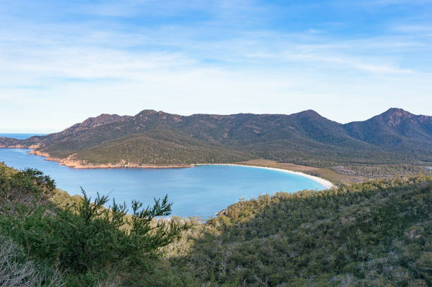 istock View on beautiful Wineglass bay beach 906585828