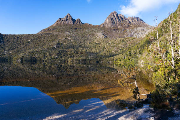 istock Picturesque Mountain landscape with water reflection 906585850