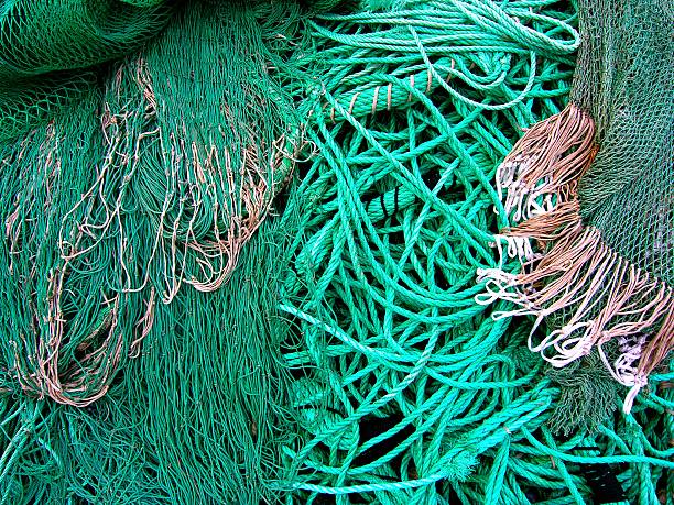 Trawl  rope string commercial fishing net closed stock pictures, royalty-free photos & images