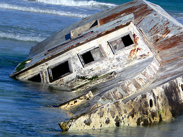 Relitto di nave - foto stock