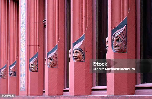 Sos Column Basel Places Switzerland Basel Column Faces Stock Photo - Download Image Now ...