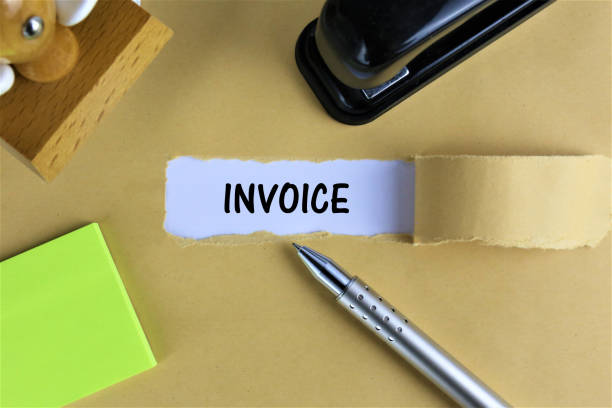 istock An Image of a Business concept with text invoice - torn paper - copy space 906596950