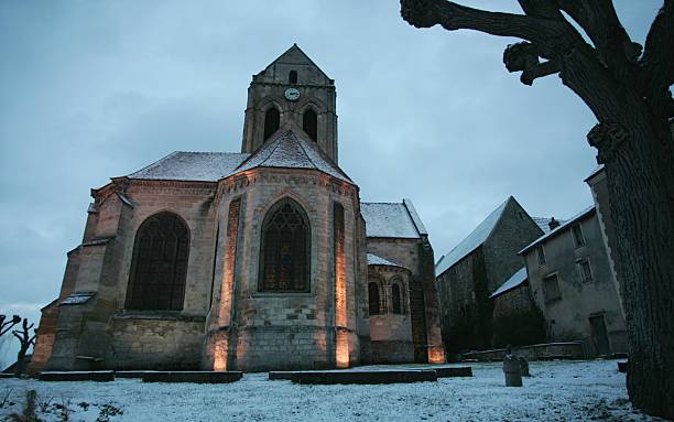 Auvers sur Oise church  auvers sur oise photos stock pictures, royalty-free photos & images