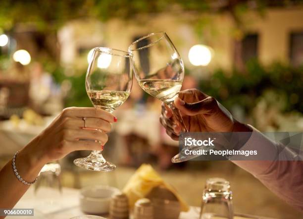 This Date Couldnt Go Any Better Stock Photo - Download Image Now - Wine, Greece, Table For Two
