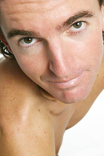 istock Adult male looking up 90660191