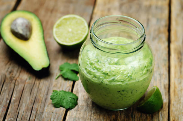 istock Greek yogurt avocado cilantro lime dressing 906603170