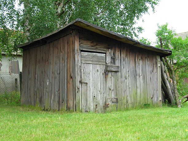 istock Country wood shed 90660485